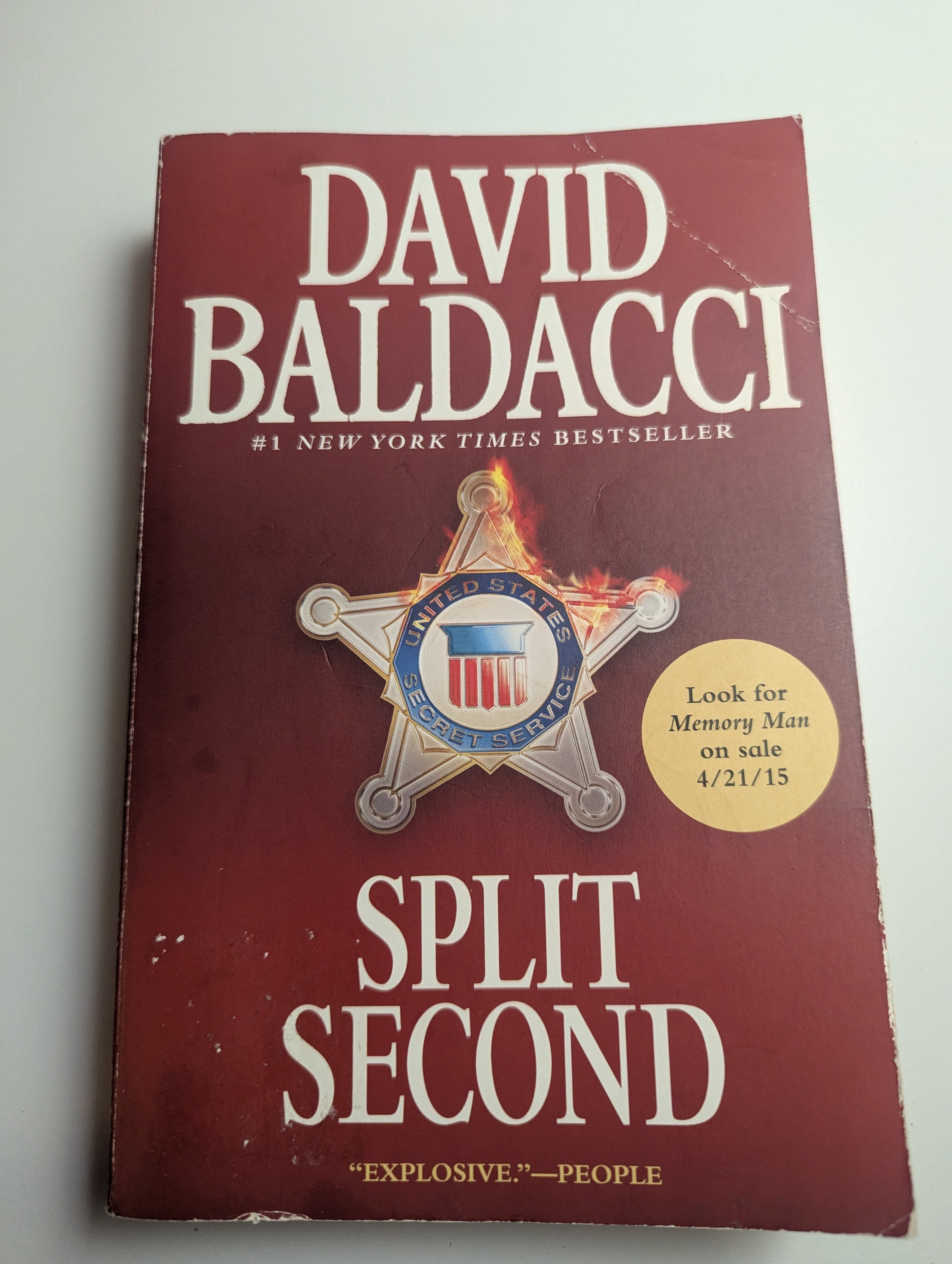 Split Second — by David Baldacci - Lightly Used