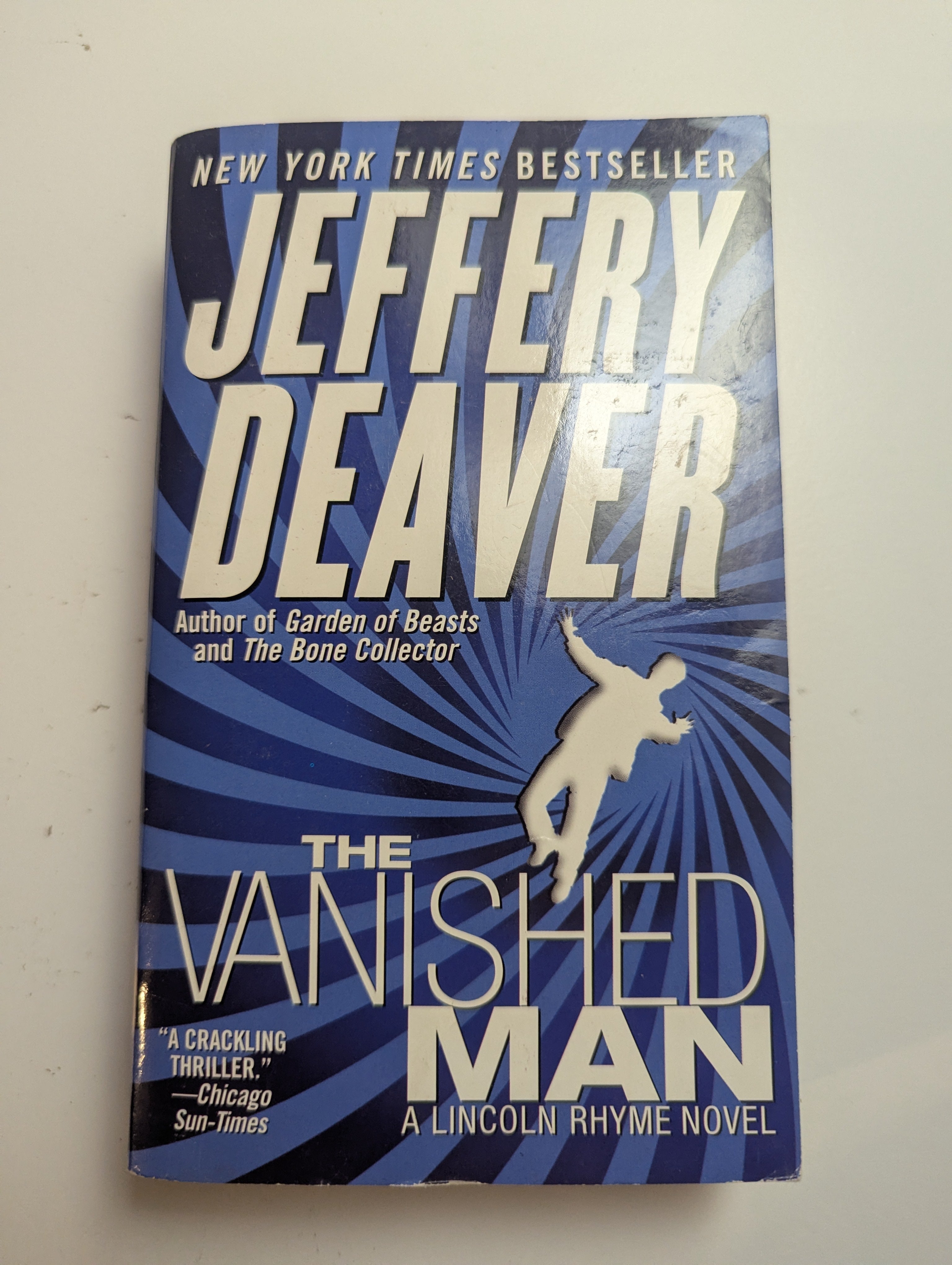 The Vanished Man — by Jeffery Deaver - Lightly Used