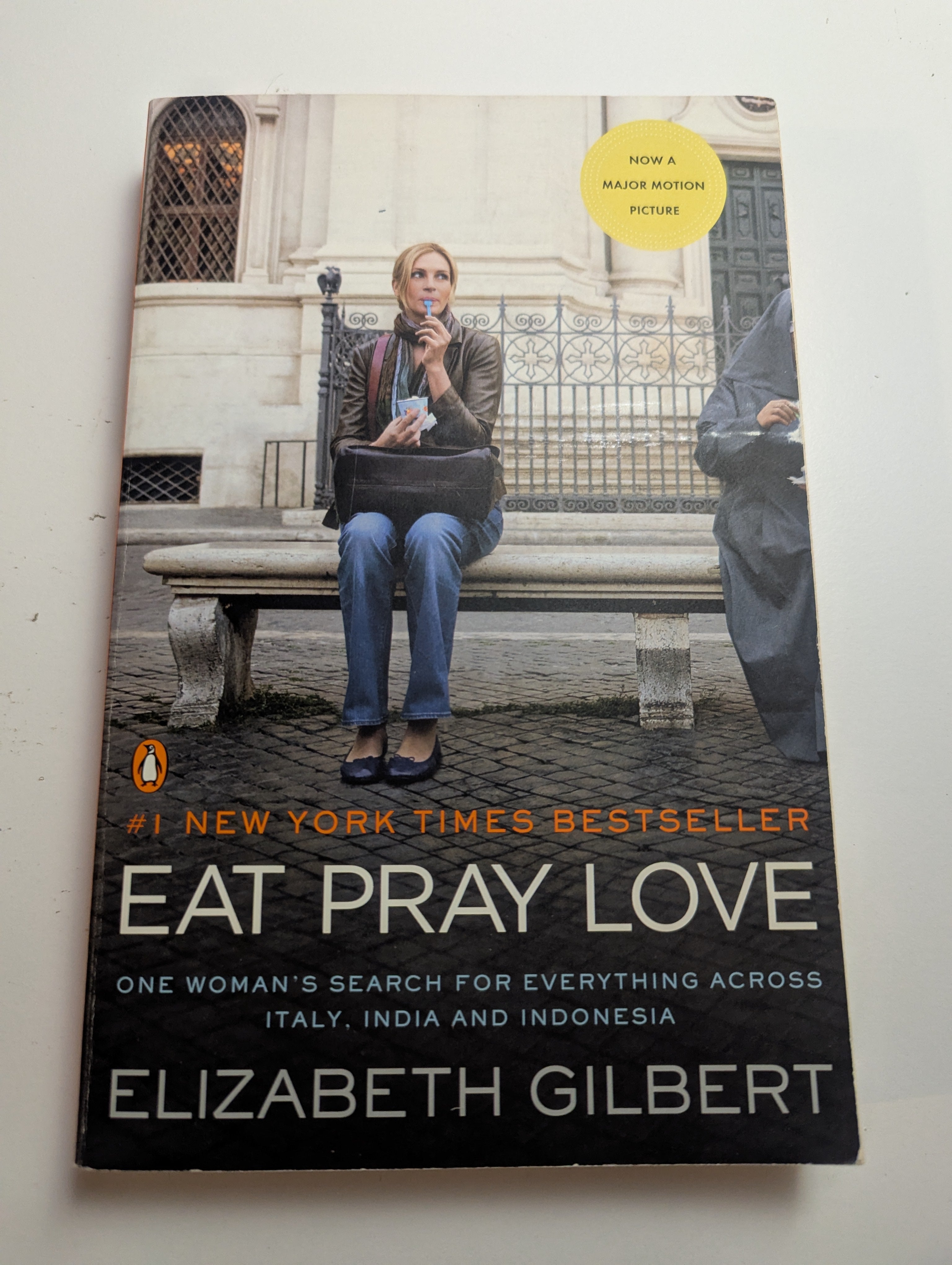 Eat, Pray, Love — by Elizabeth Gilbert - Lightly Used