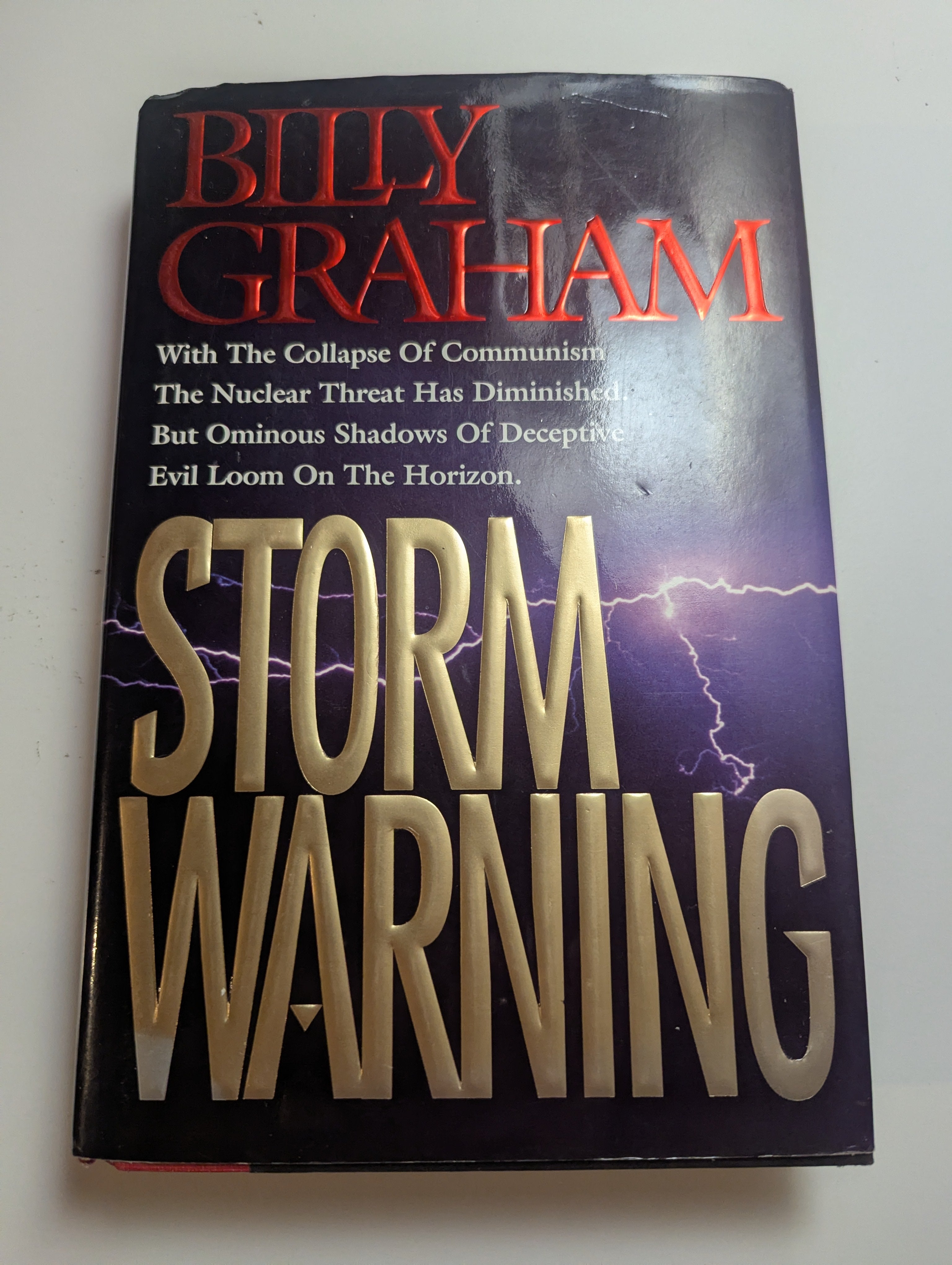 Storm Warning — by Billy Graham - Lightly Used