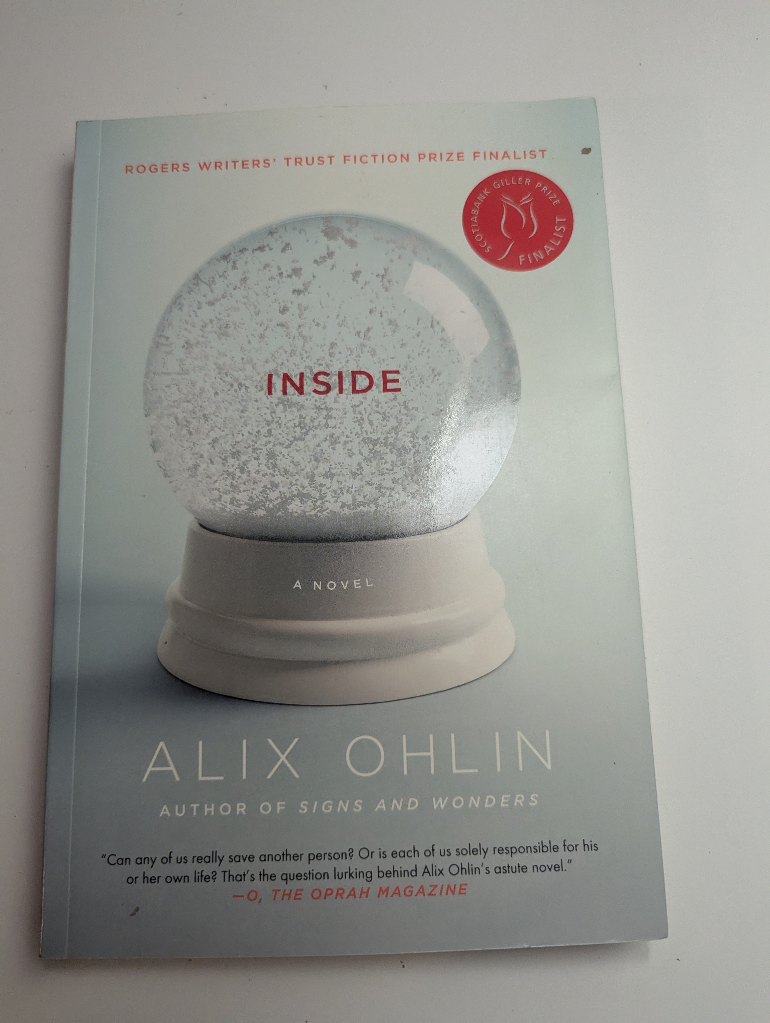 Inside — by Alix Ohlin - Lightly Used