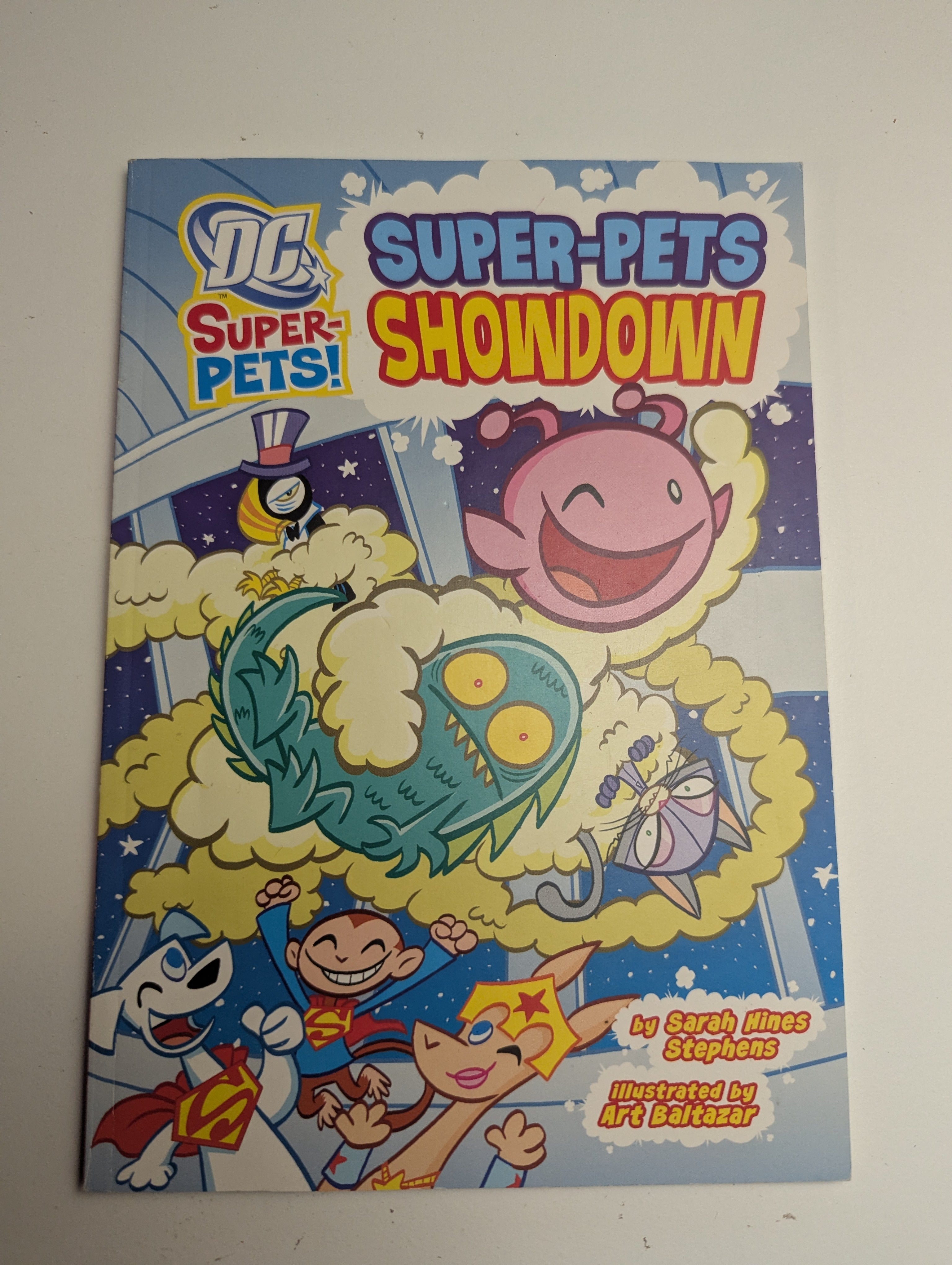 Super Pets Showdown — by Sarah Hines Stephens - Lightly Used
