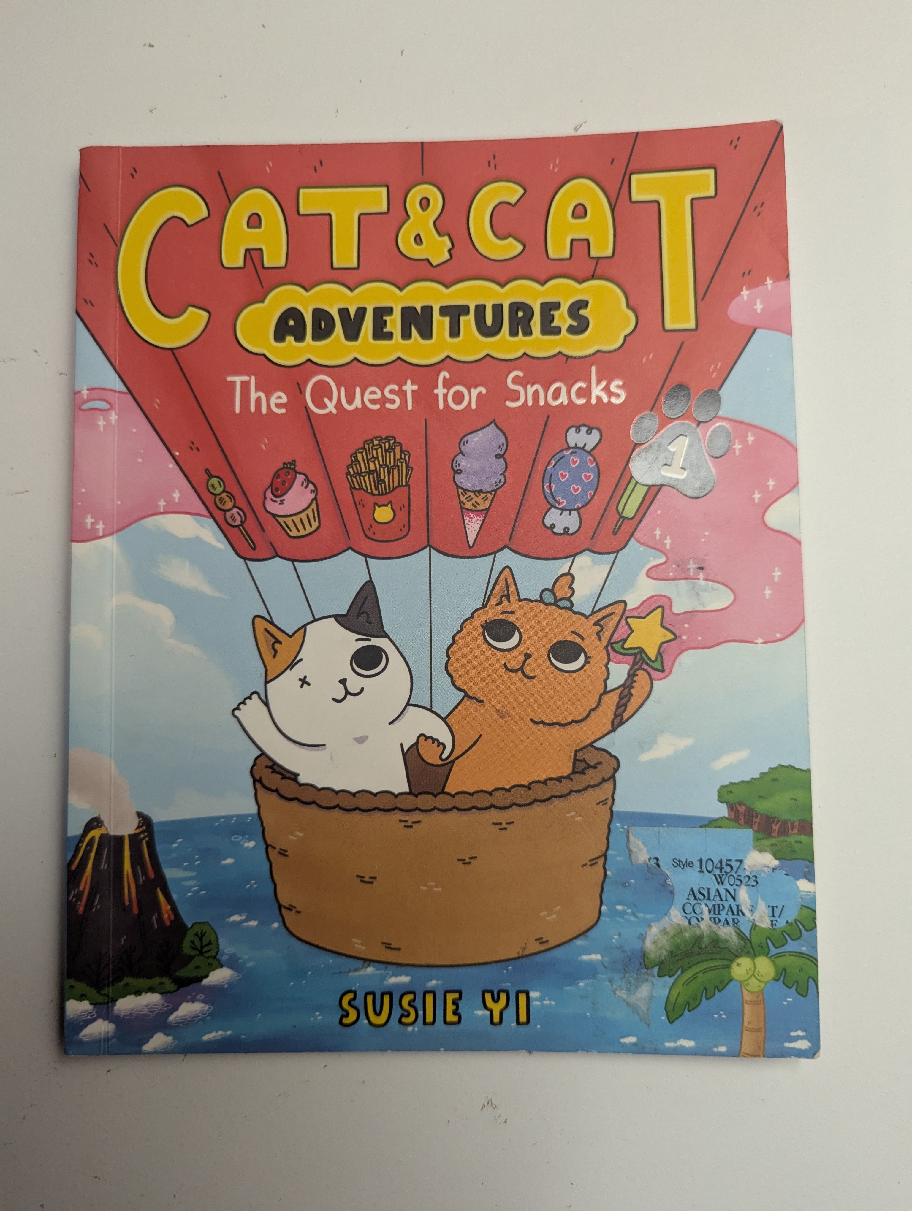 Cat and Cat Adventures: The Quest for Snacks — by Susie Yi - Lightly Used