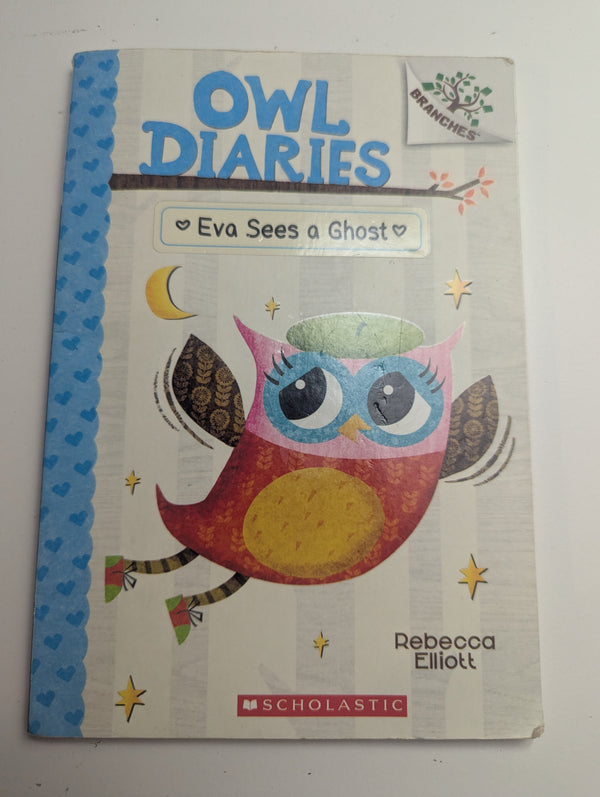 Owl Diaries: Eva Sees a Ghost by Rebecca Elliott - Lightly Used