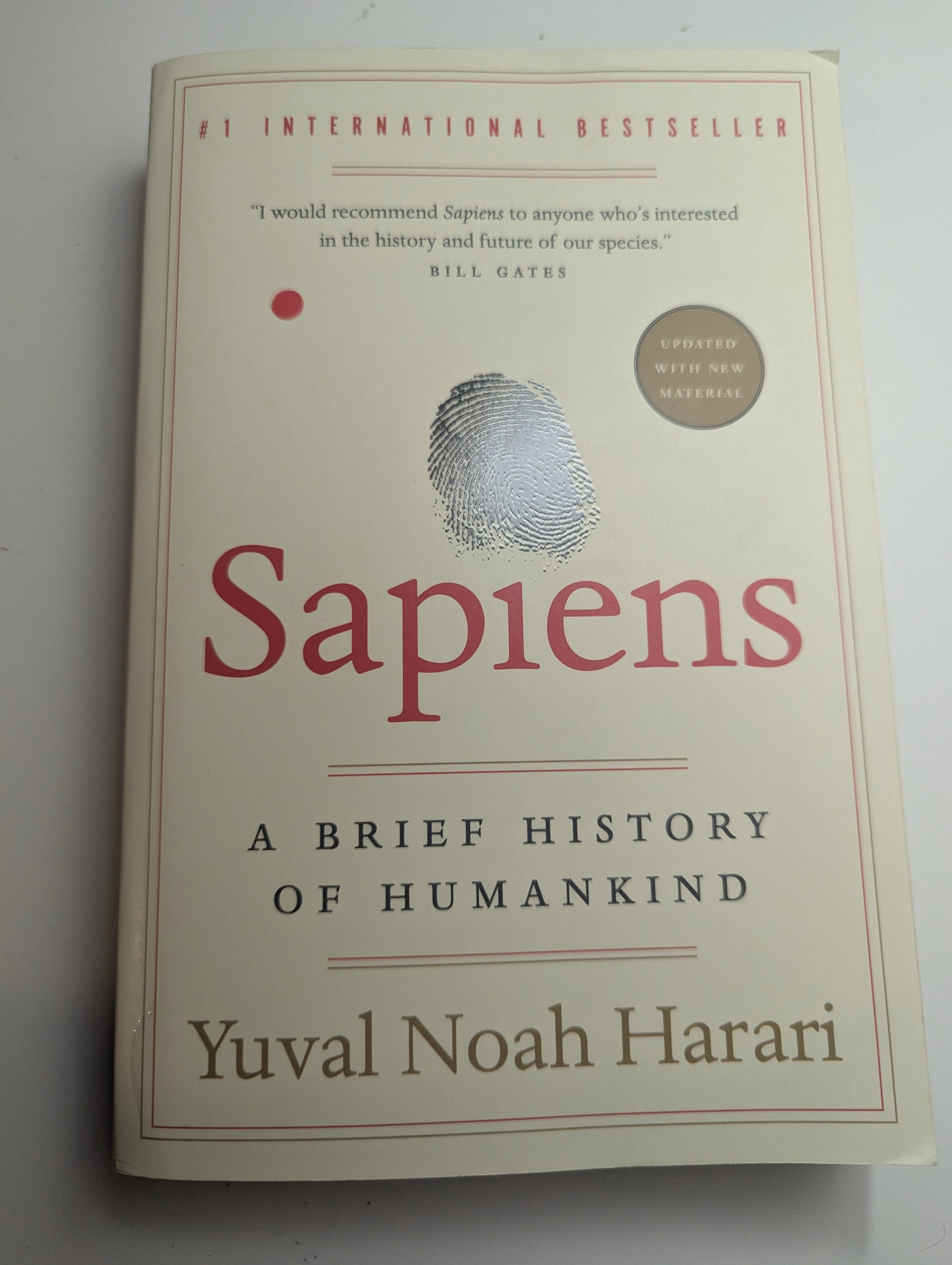 Sapiens: A Brief History of Humankind by Yuval Noah Harari - Lightly Used