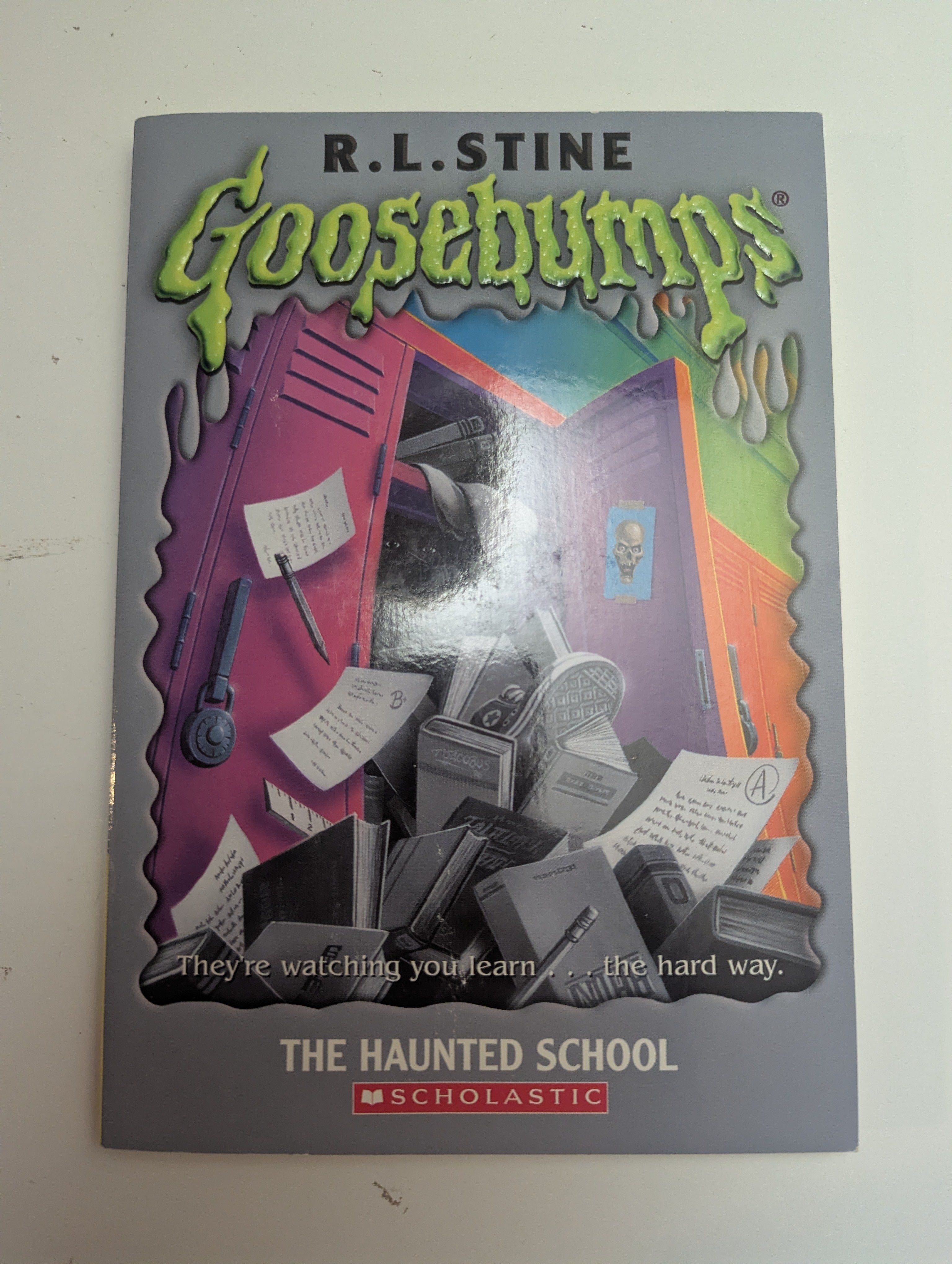 Goosebumps: The Haunted School — by R.L. Stine - Lightly Used
