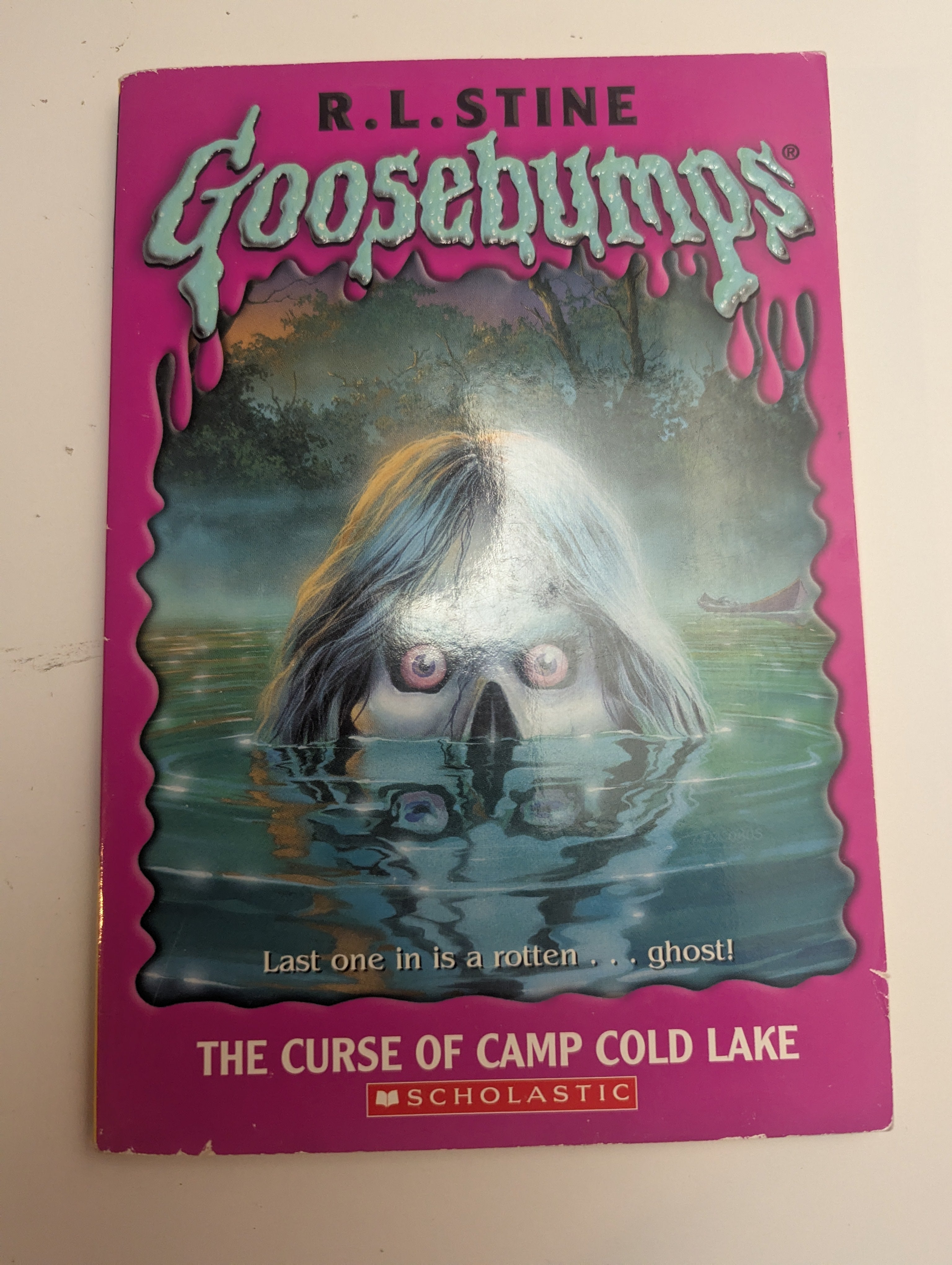 Goosebumps: The Curse of Camp Cold Lake — by R.L. Stine - Lightly Used