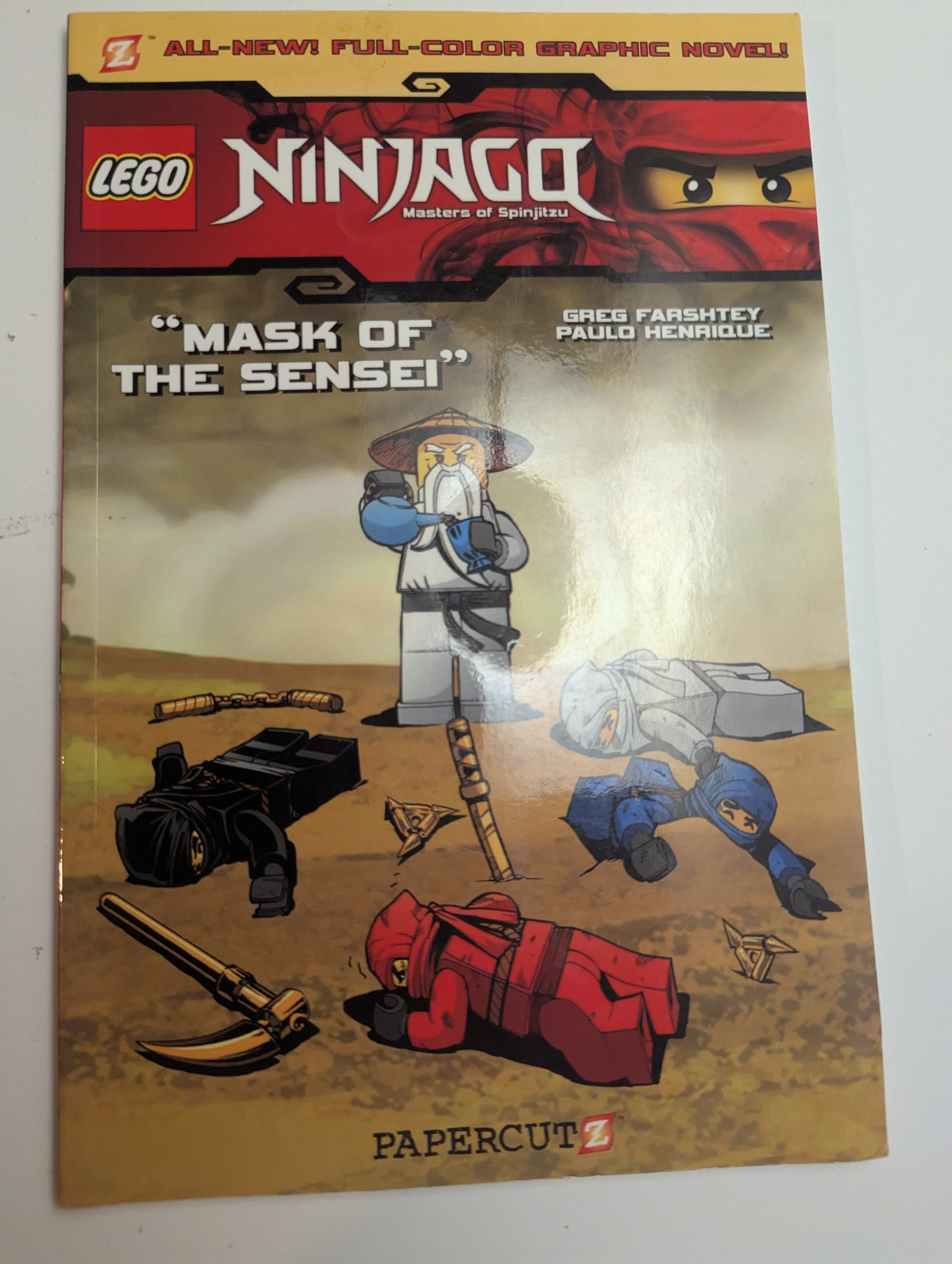 Ninjago: Mask of the Sense — by Greg Farshtey - Lightly Used