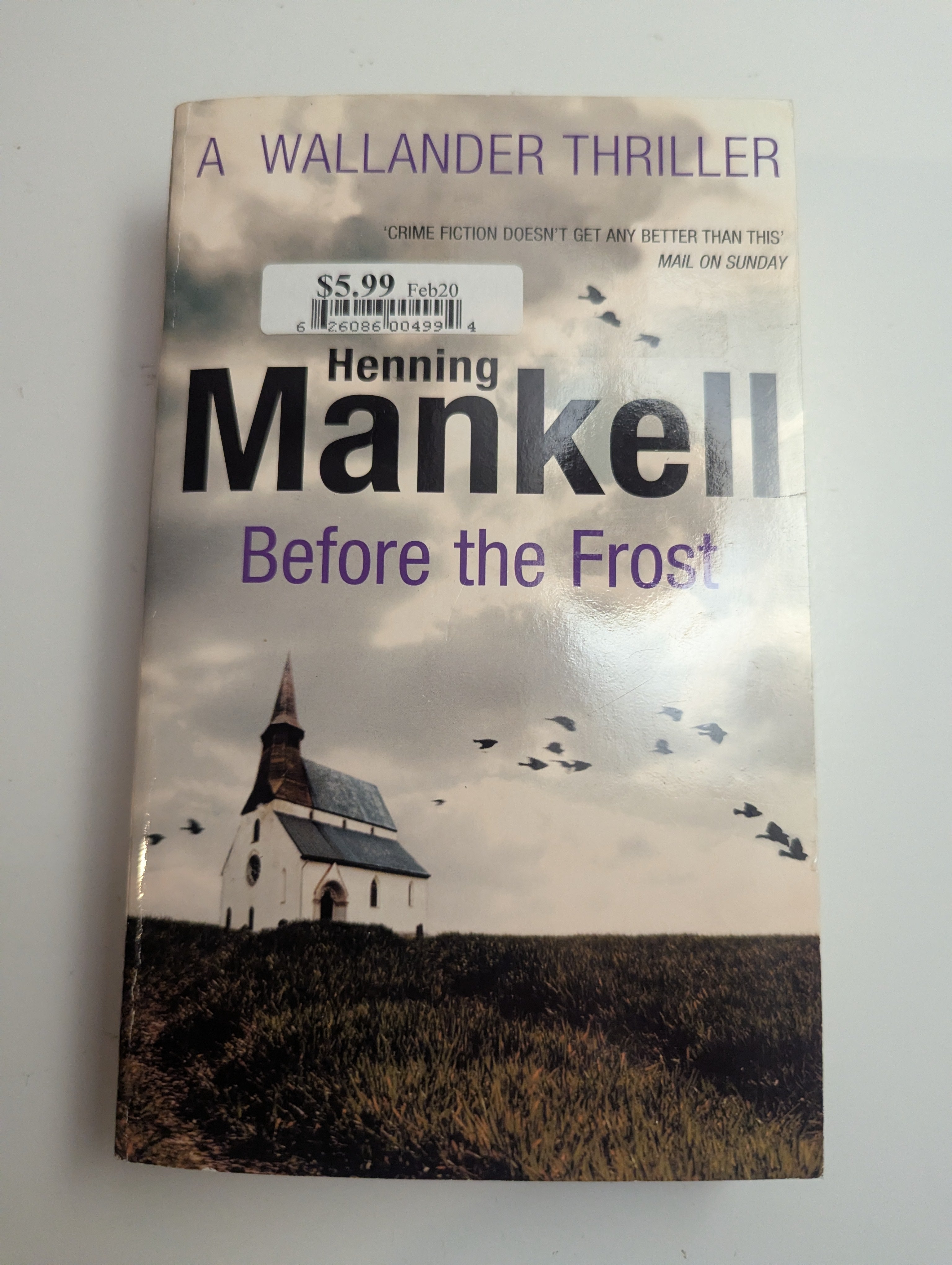 Before the Frost — by Henning Mankell - Lightly Used