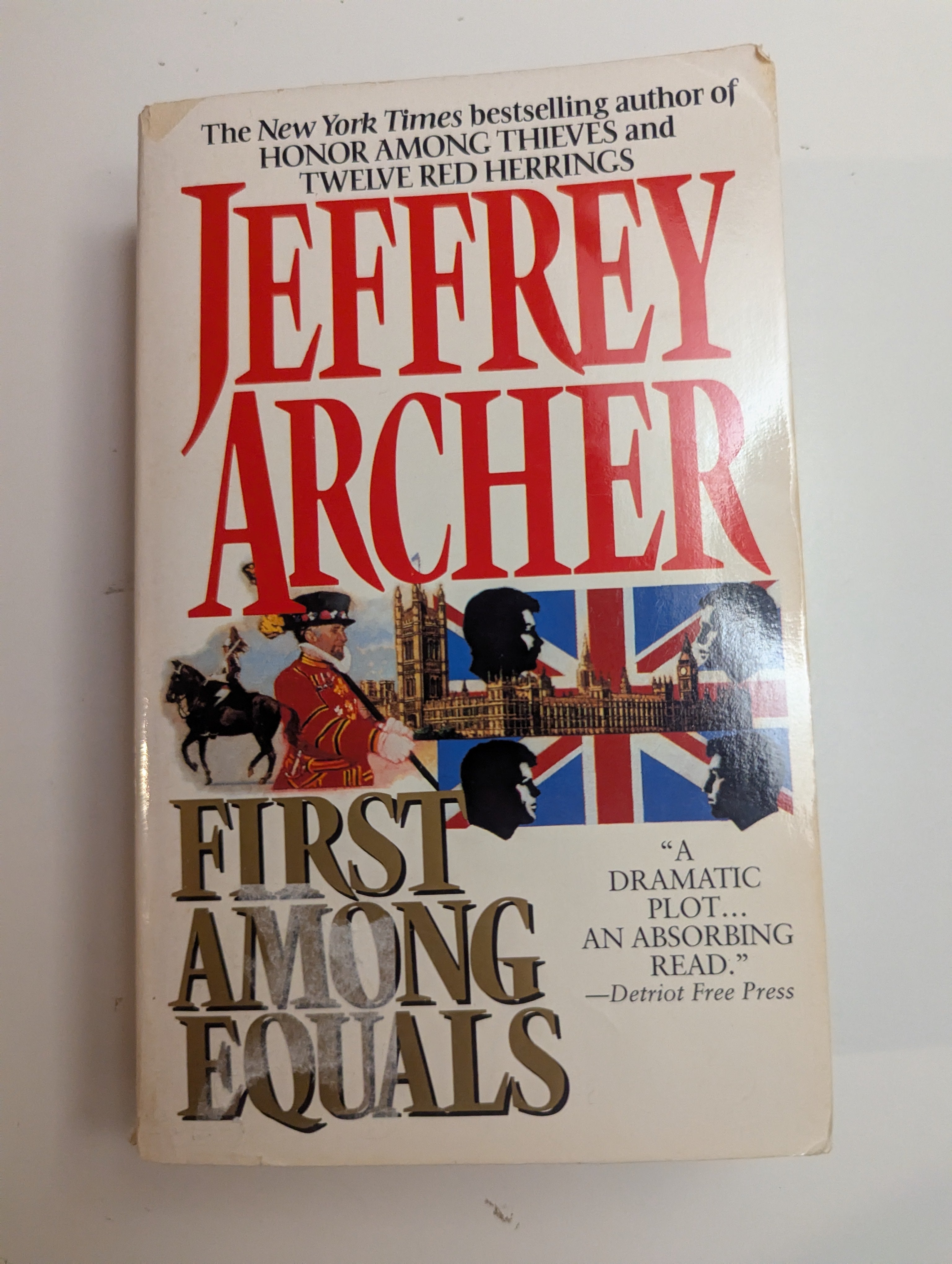 First Among Equals — by Jeffrey Archer - Lightly Used