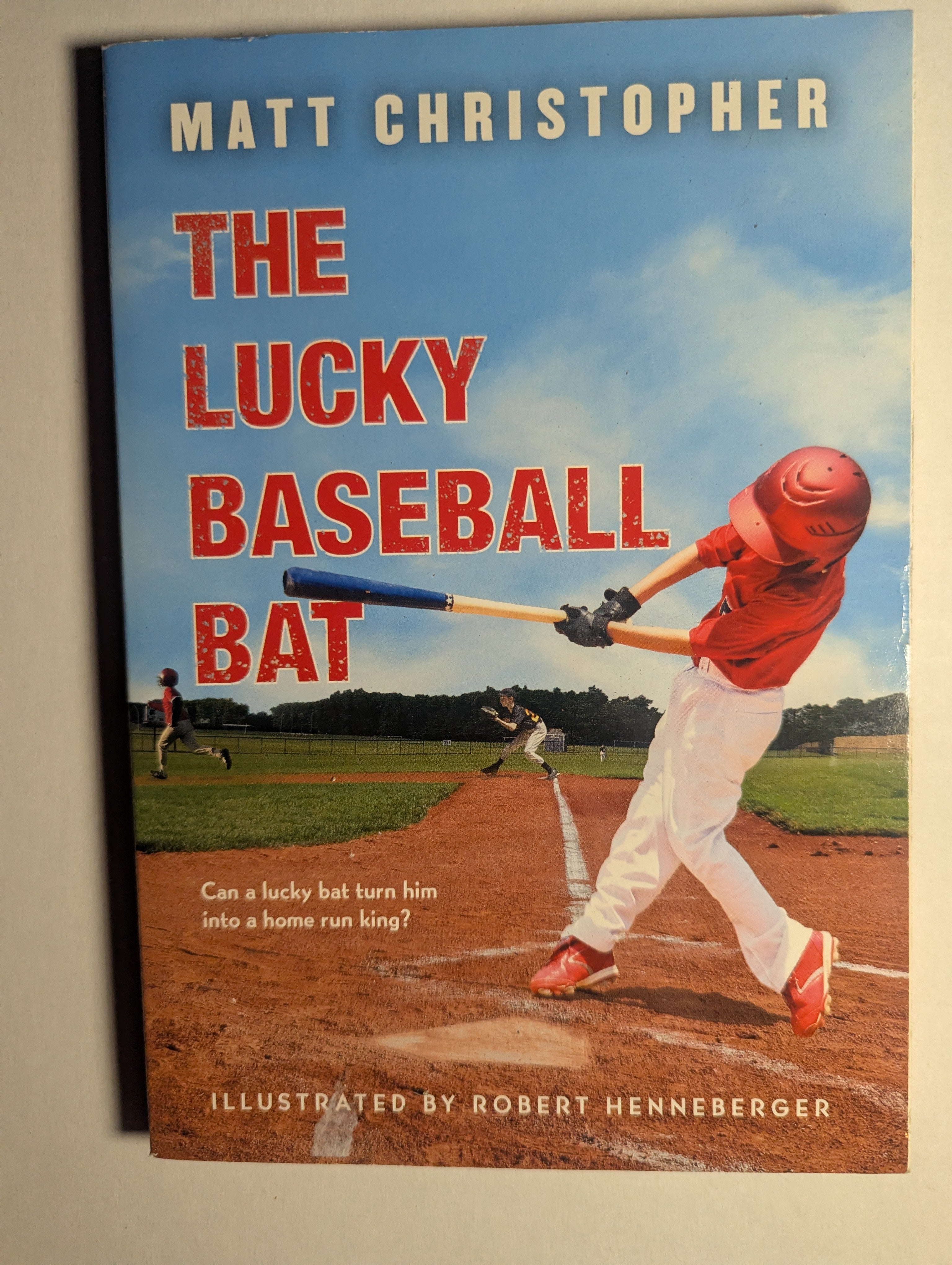 The Lucky Baseball Bat — by Matt Christopher - Lightly Used