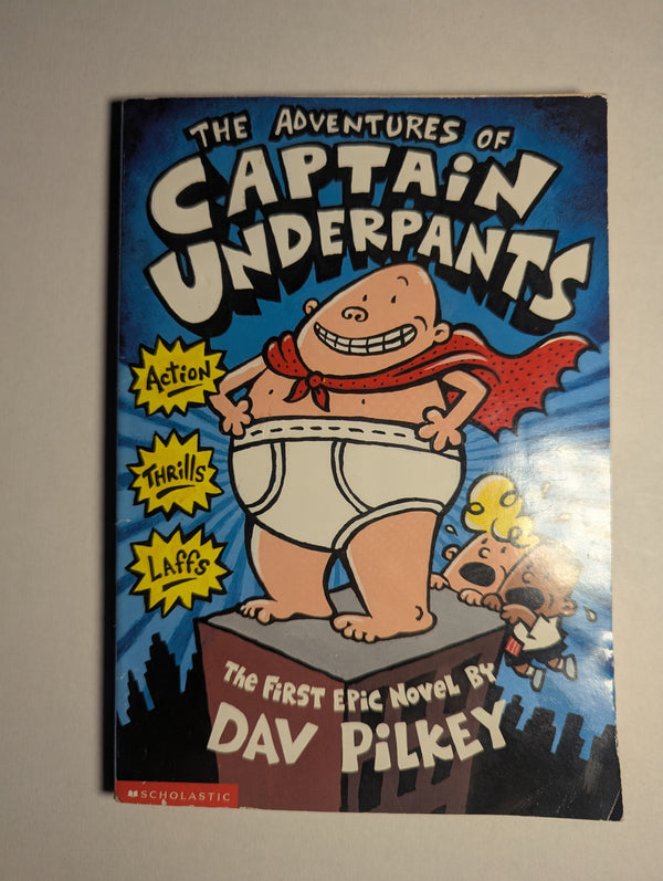 The Adventures of Captain Underpants — Dav Pilkey - Lightly Used