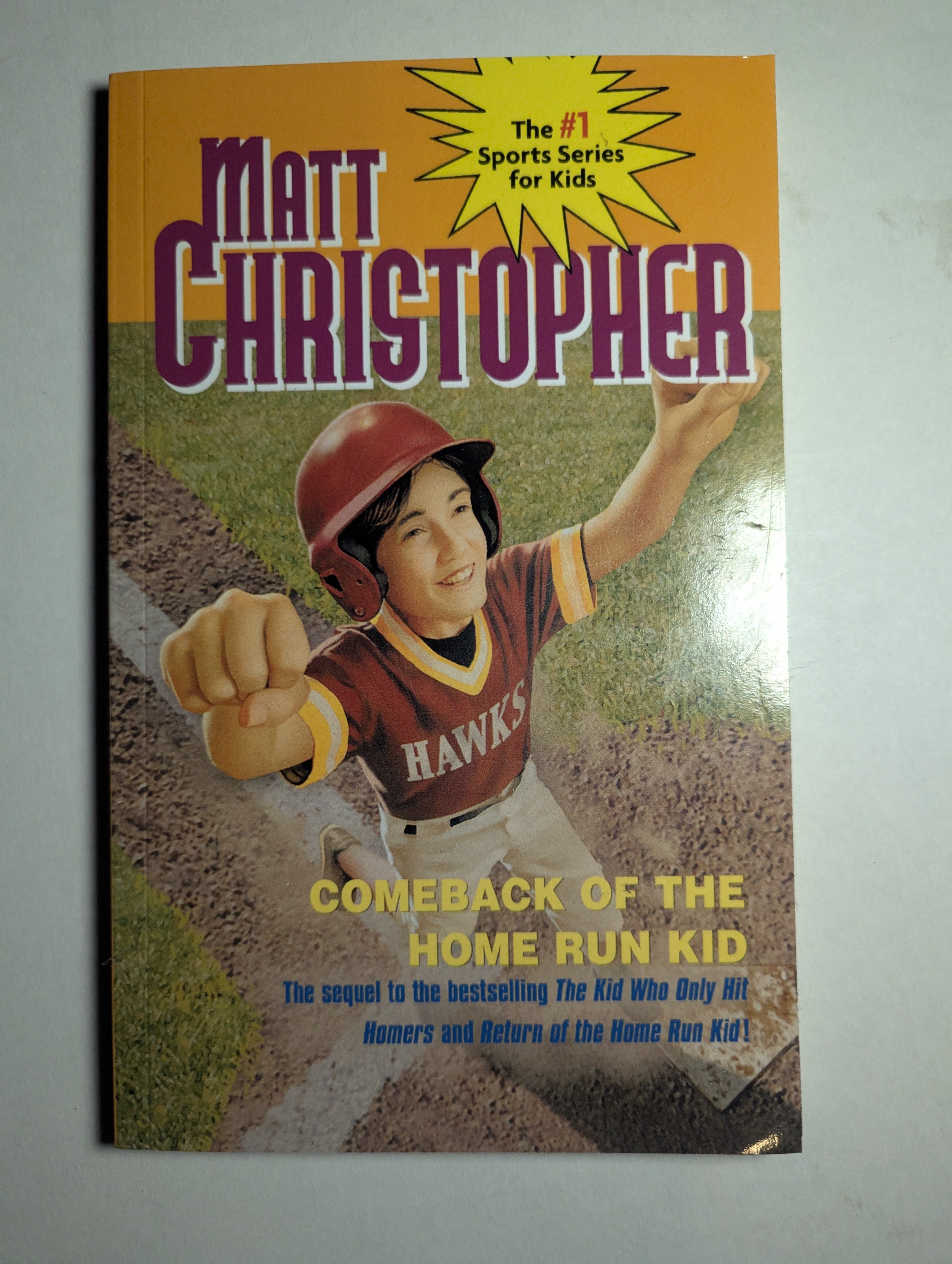 Comeback of the Home Run Kid — Matt Christopher - Lightly Used