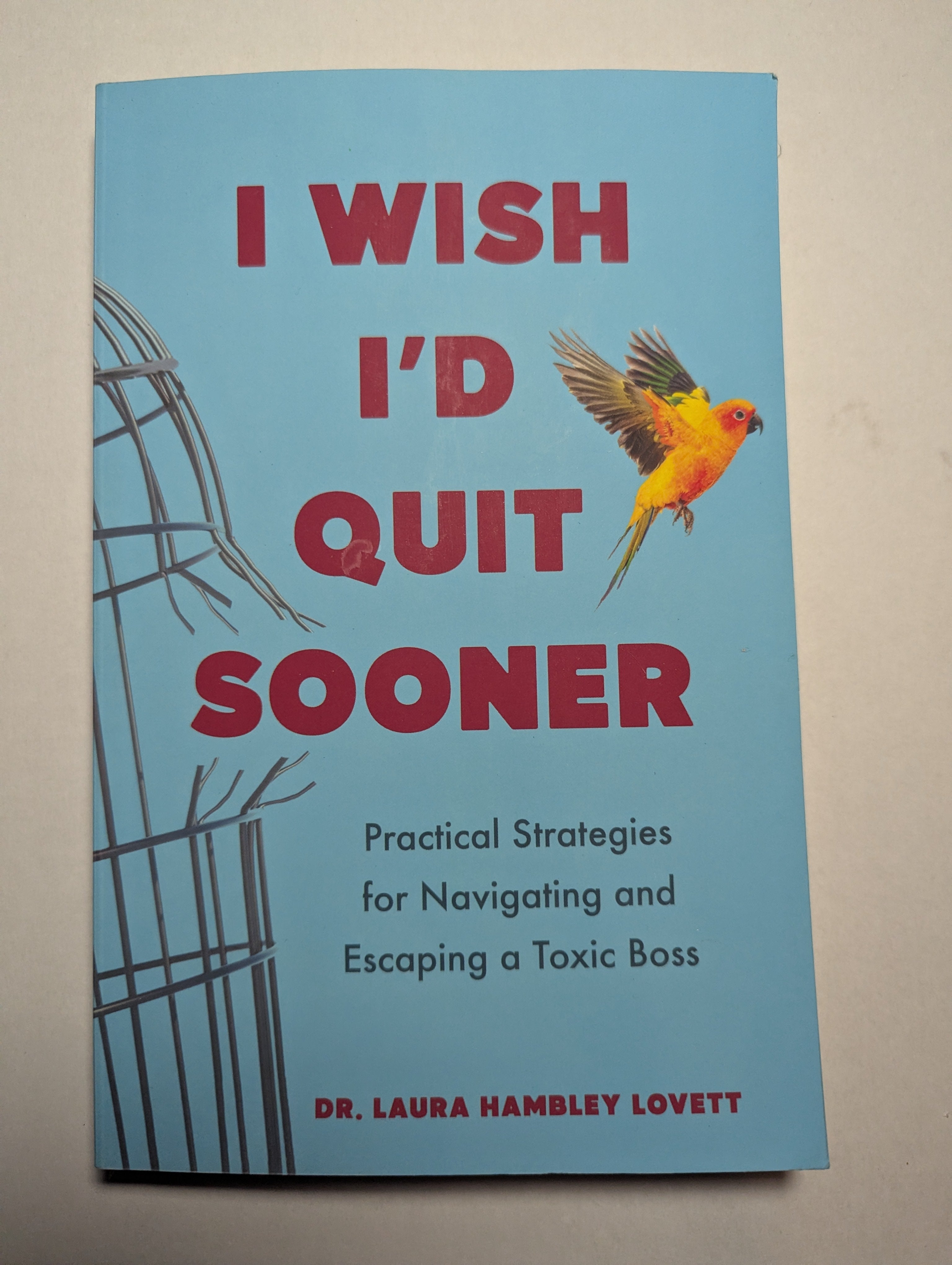 I Wish I’d Quit Sooner — by Dr. Laura Hambley Lovett - Lightly Used