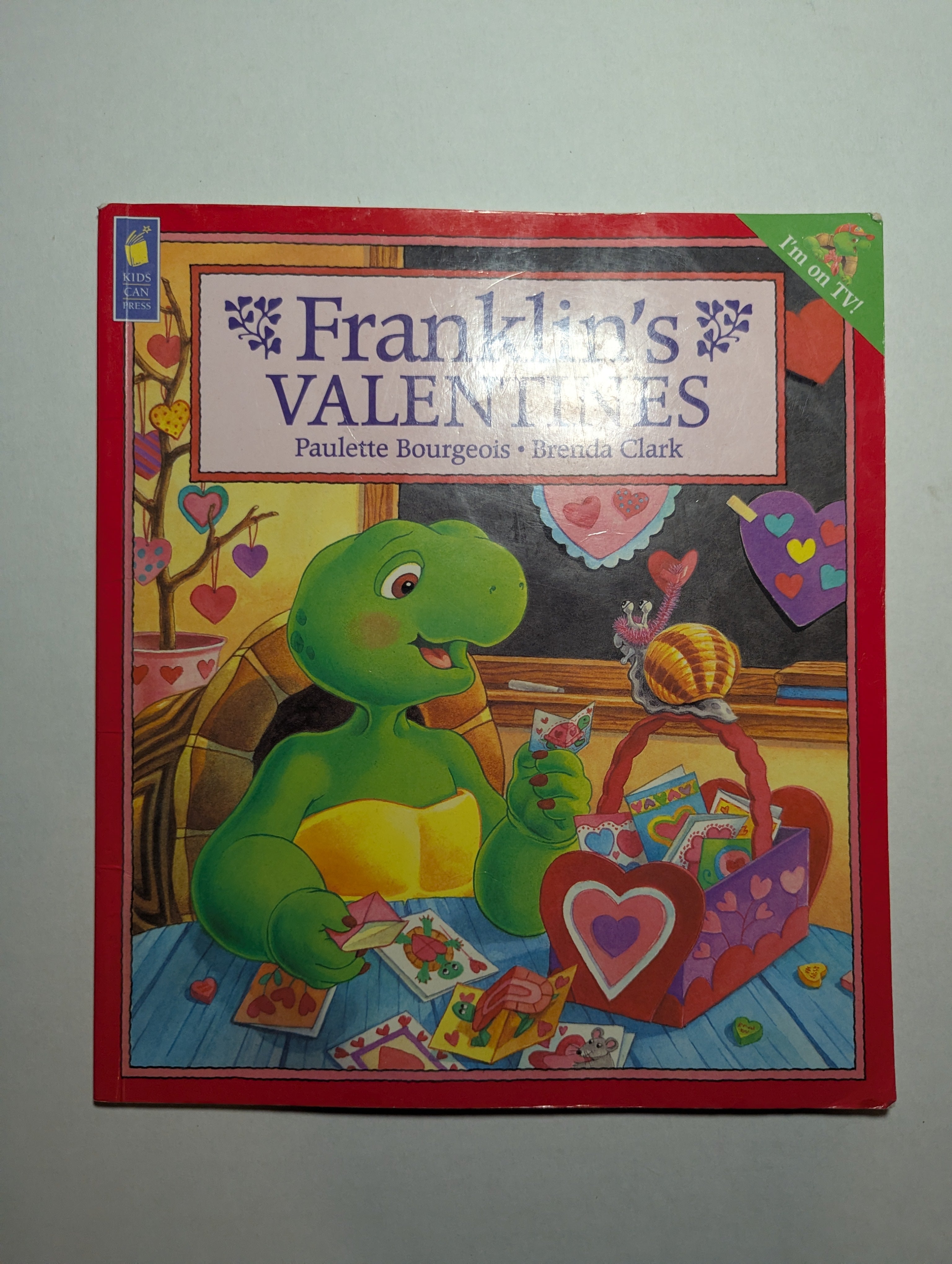 Franklin’s Valentine — by Paulette Bourgeois and Sharon Jennings - Lightly Used