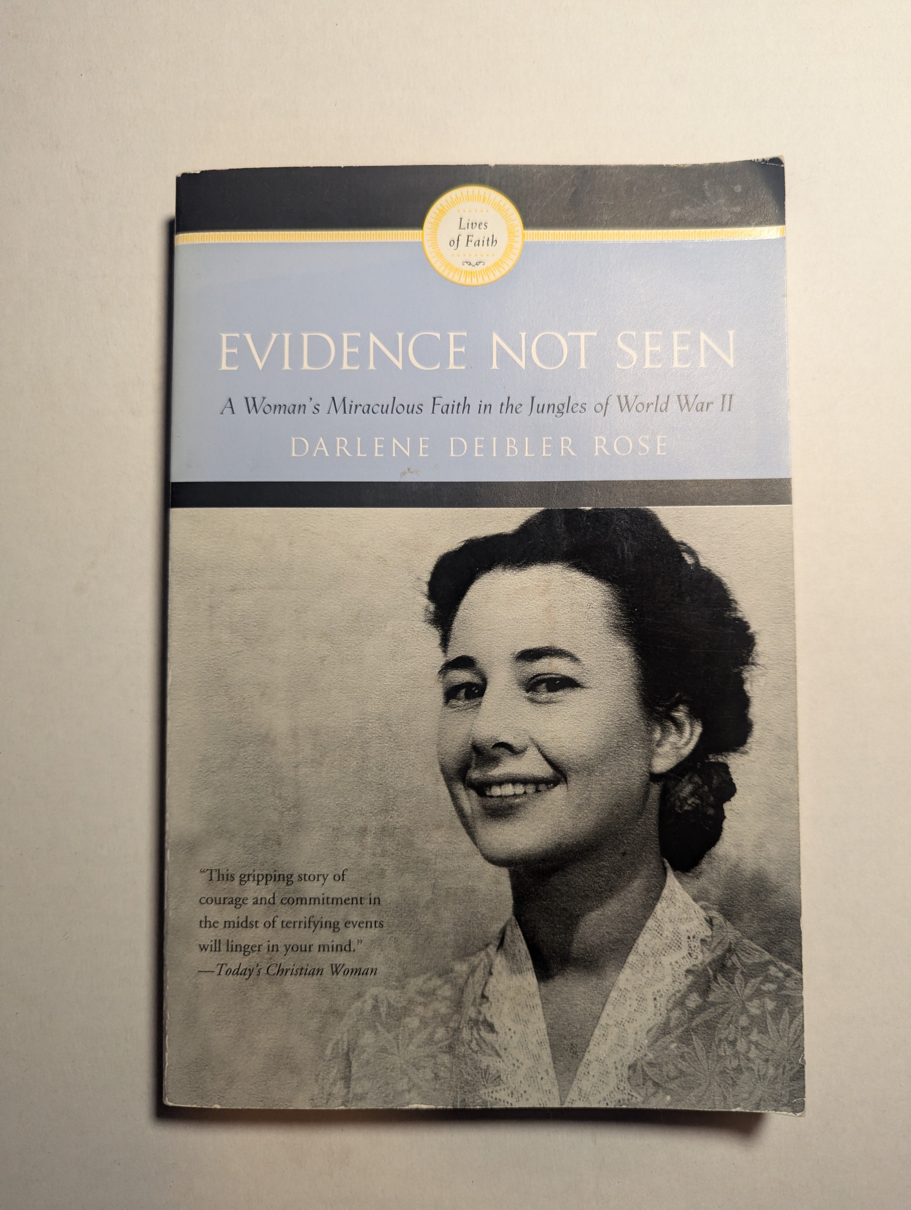 Evidence Not Seen — by Darlene Deibler Rose - Lightly Used