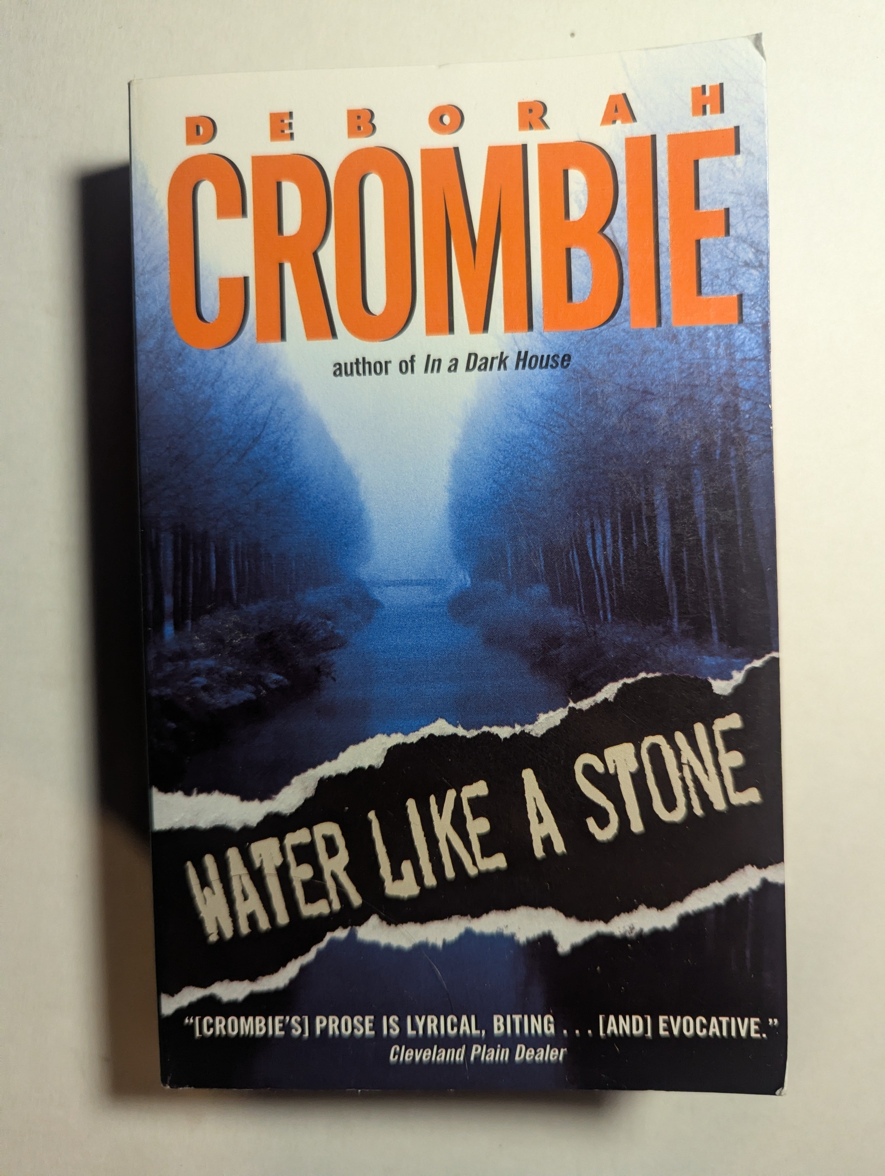 Water Like a Stone — by Deborah Crombie - Lightly Used