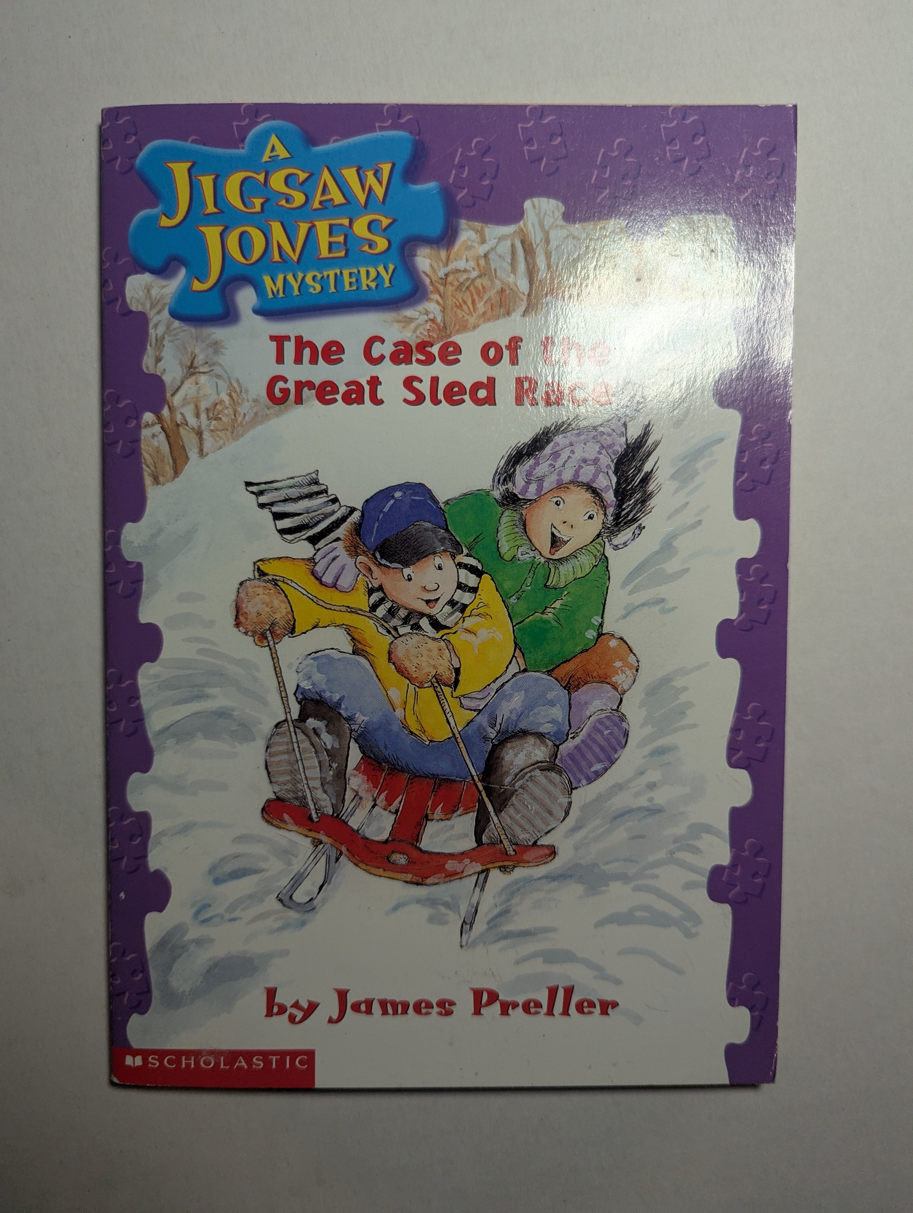 The Case of the Great Sled Race — by James Preller - Lightly Used