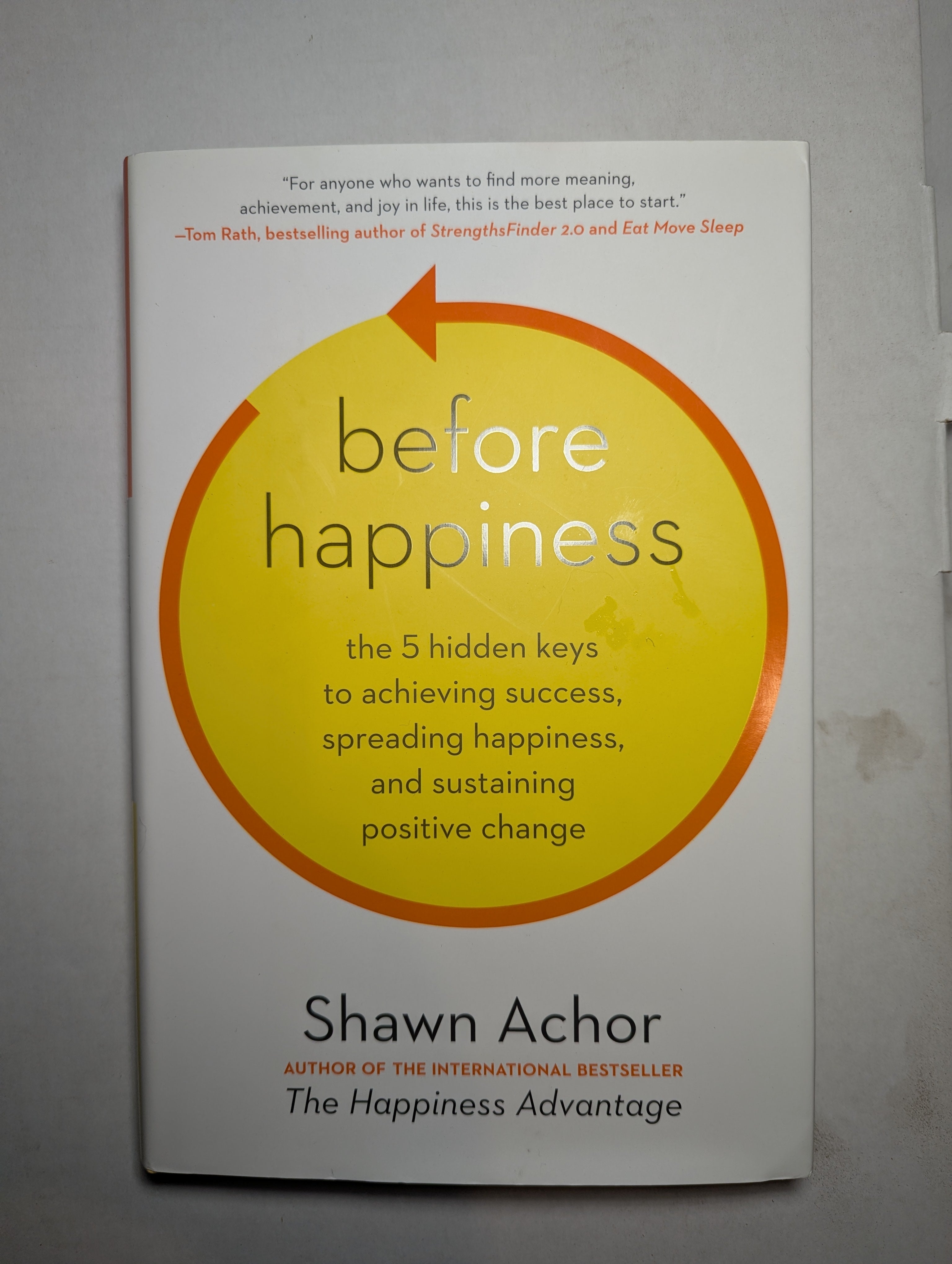 Before Happiness — by Shawn Achor - Lightly Used