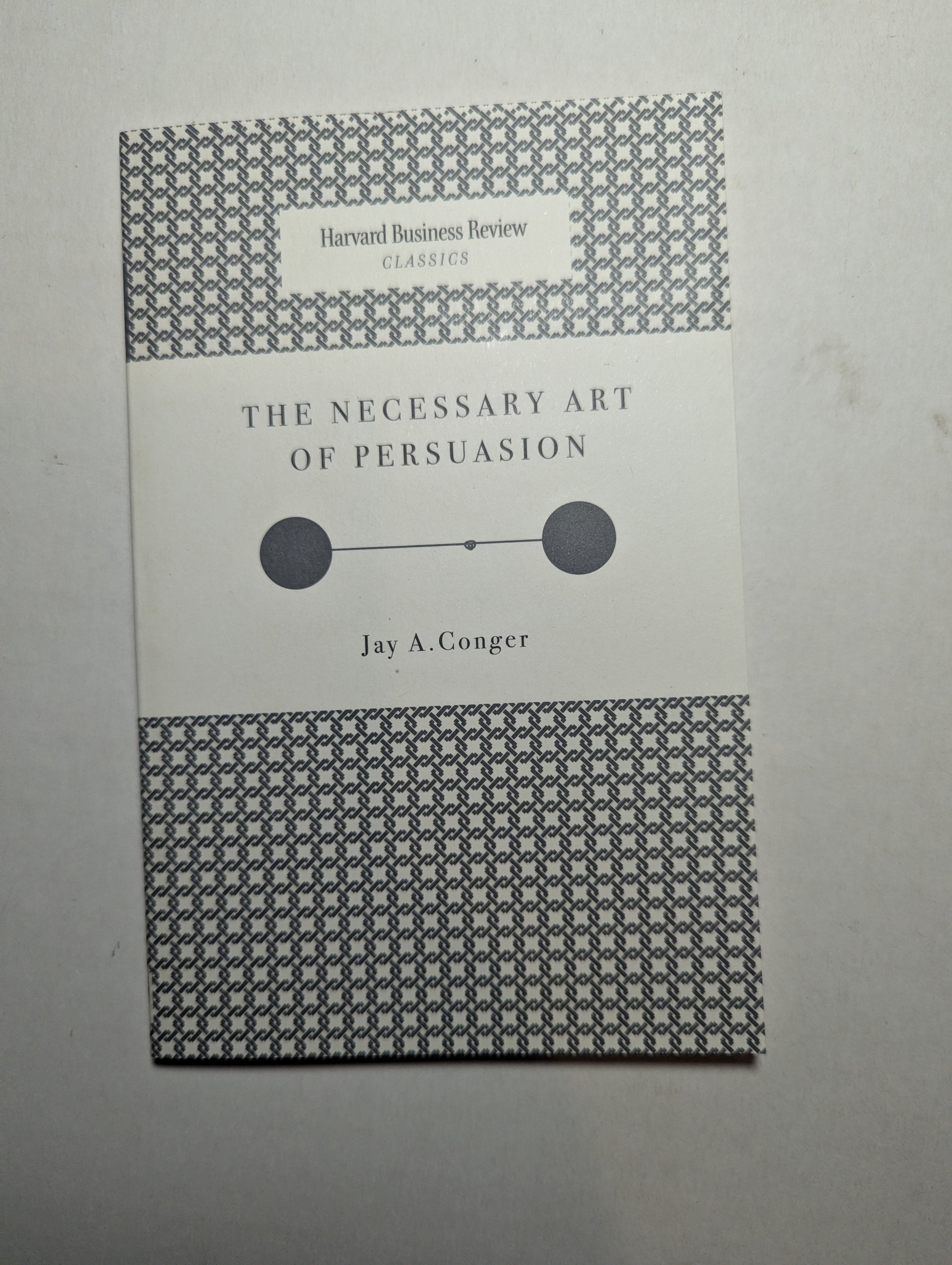 The Necessary Art of Persuasion — by Jay A. Conger - Lightly Used