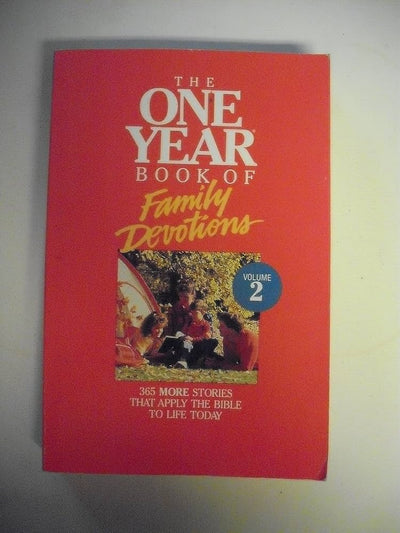 The One Year Book of Family Devotions — by Various Authors - Lightly Used